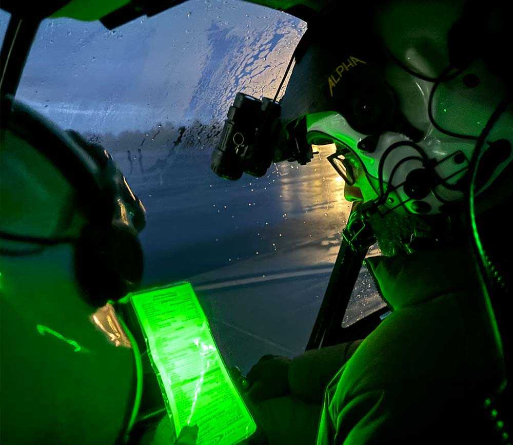 Night Vision Helicopter Training